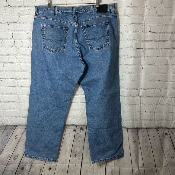 Harley Davidson Mens Straight Leg Jeans size 42x30 100% Cotton - Picture 8 of 8